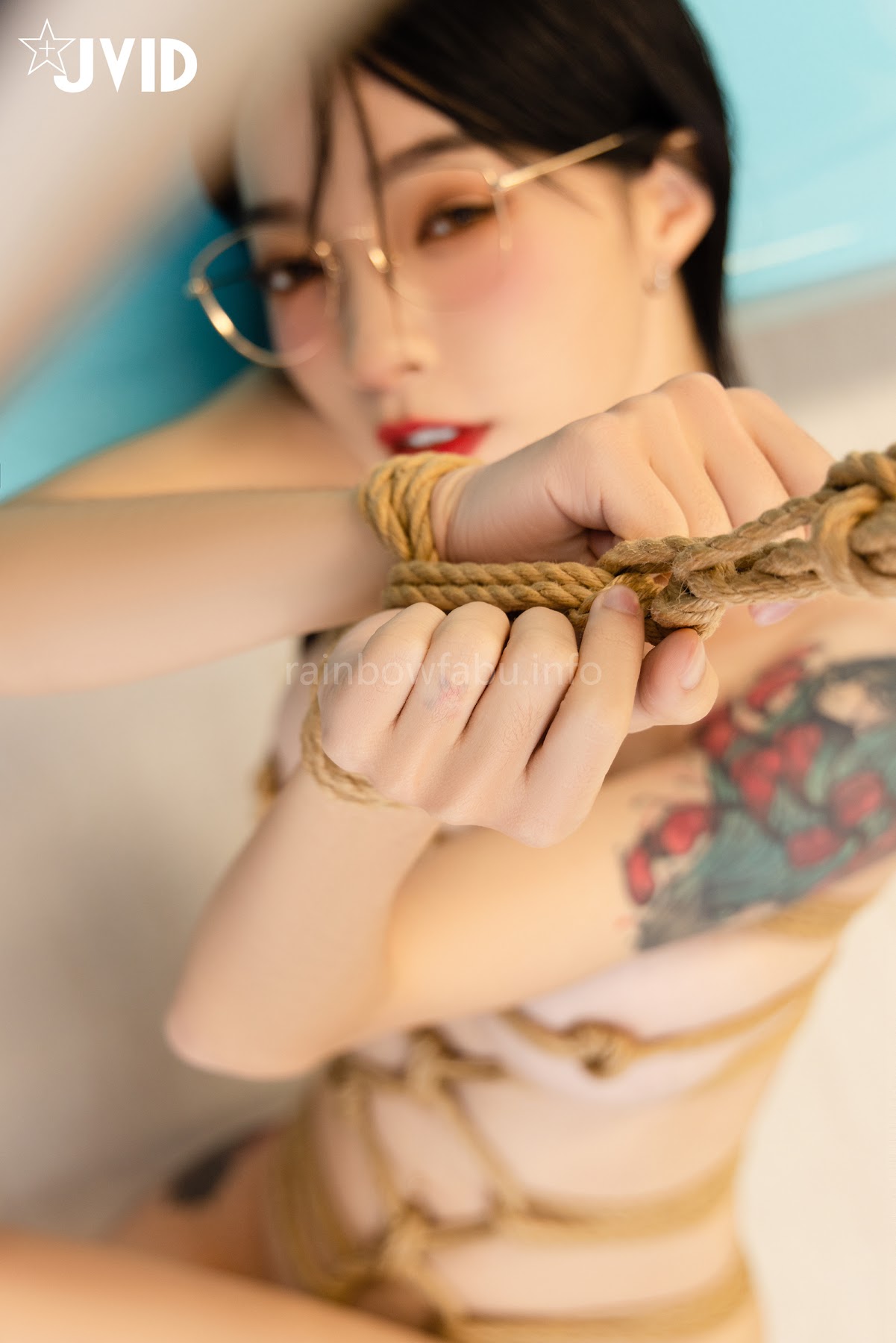 [JVID] 飄飄哥 – 超敏感ドM女教師《飄飄哥》緊縛調教初体験 Teacher thirst for shibari - P62