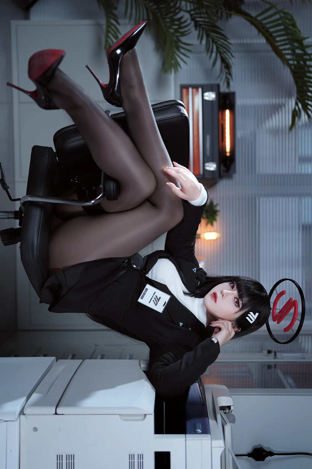 Cosplay 半半子Banbanko – 碧蓝档案 调月莉音 - P9