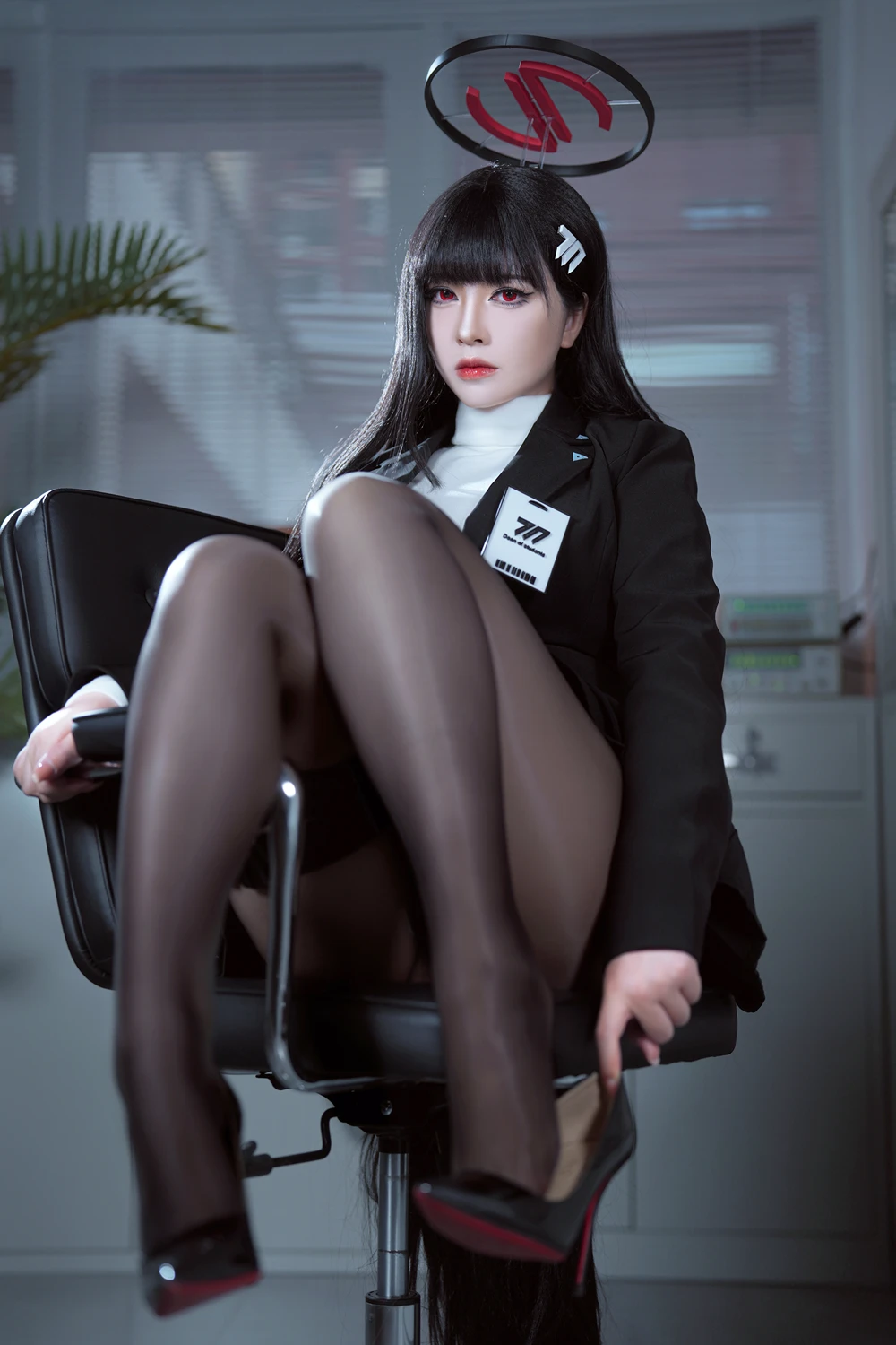 Cosplay 半半子Banbanko – 碧蓝档案 调月莉音 - P10