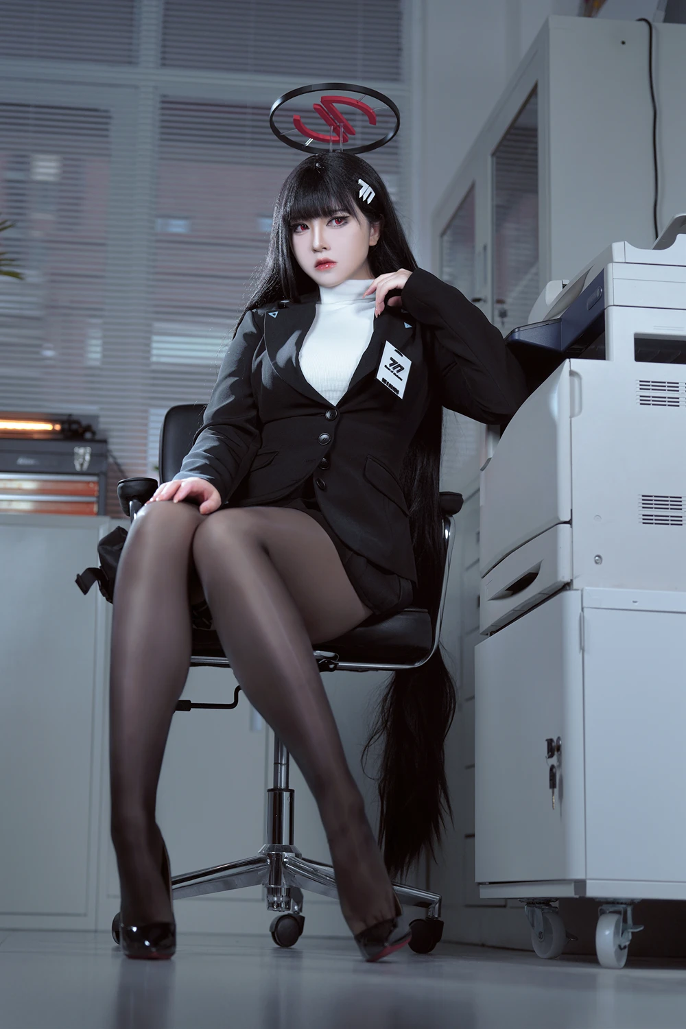 Cosplay 半半子Banbanko – 碧蓝档案 调月莉音 - P11