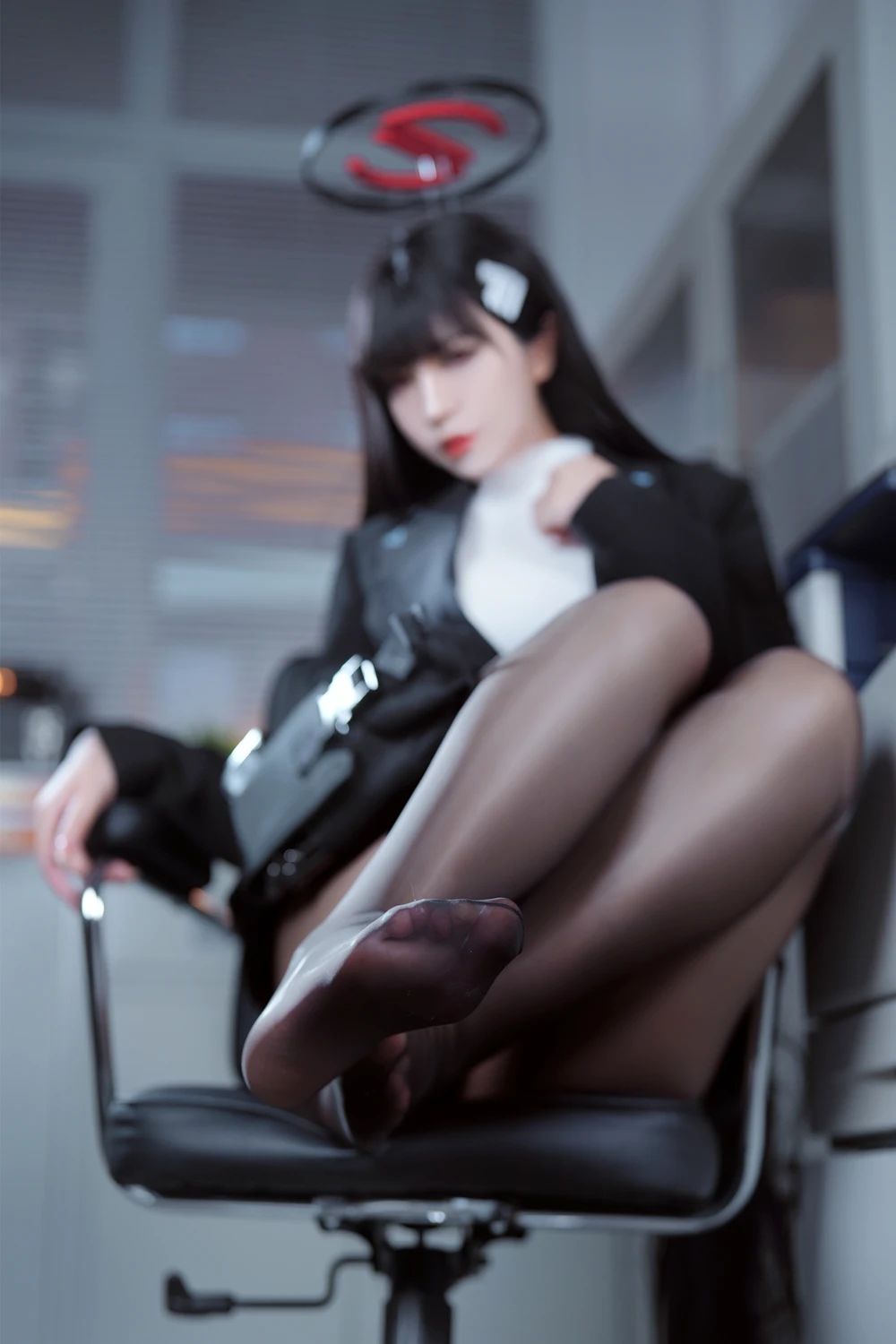 Cosplay 半半子Banbanko – 碧蓝档案 调月莉音 - P14
