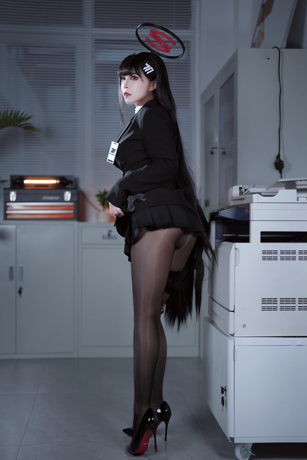 Cosplay 半半子Banbanko – 碧蓝档案 调月莉音 - P19