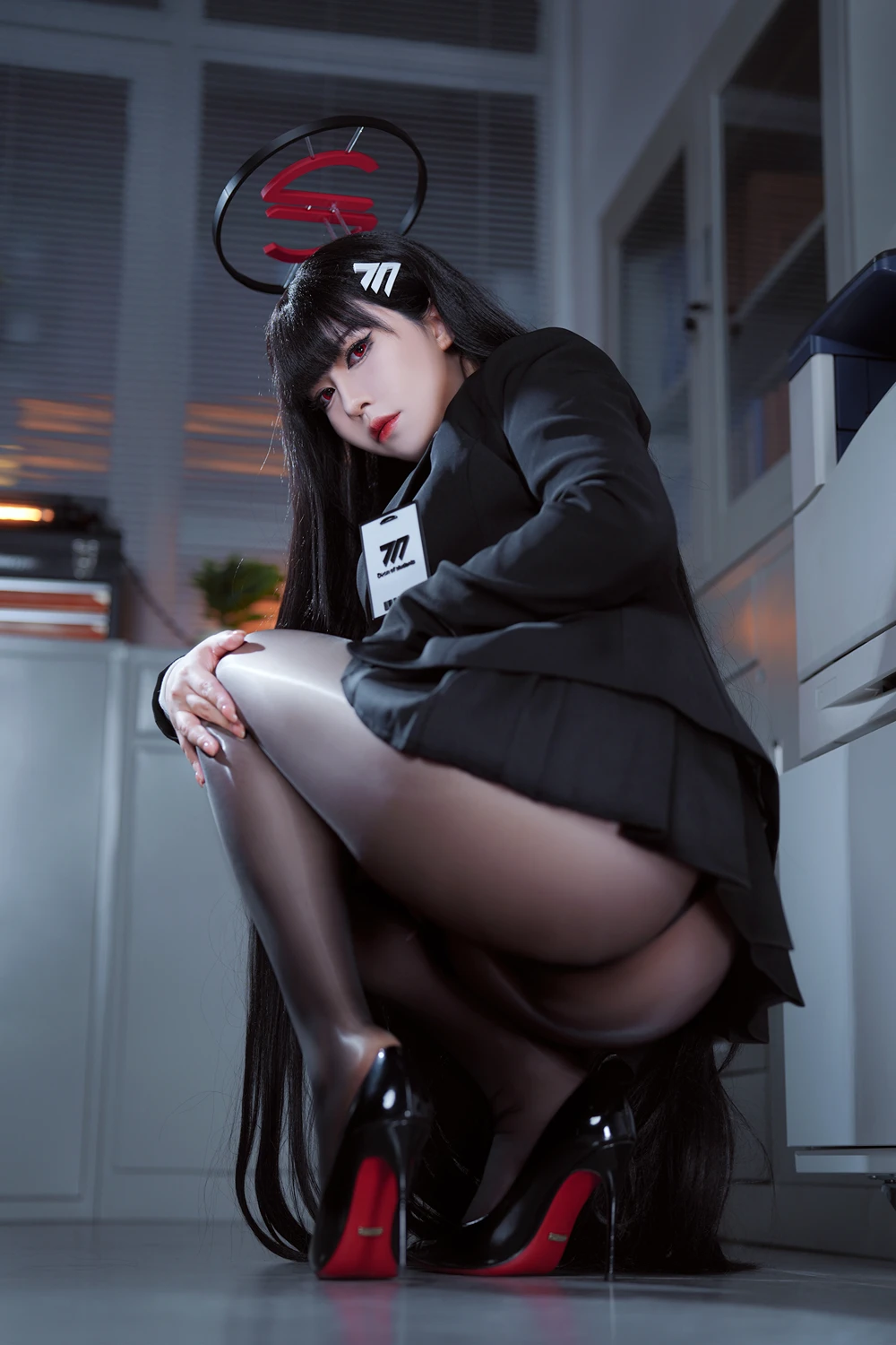 Cosplay 半半子Banbanko – 碧蓝档案 调月莉音 - P20