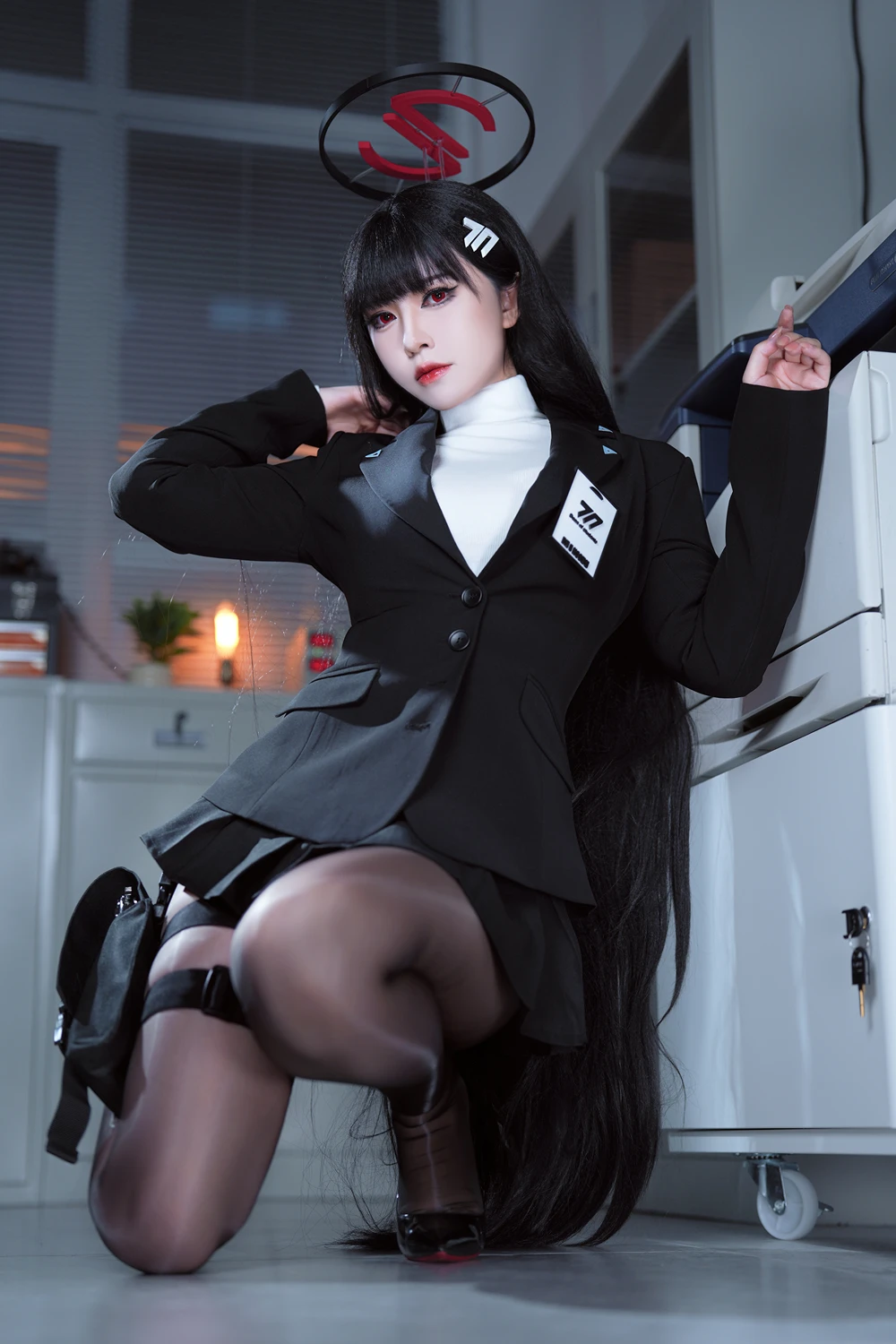 Cosplay 半半子Banbanko – 碧蓝档案 调月莉音 - P22
