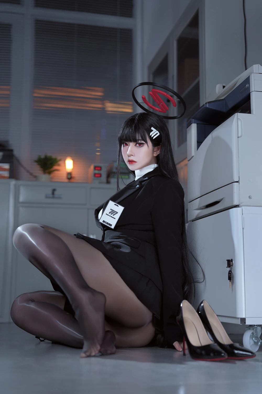 Cosplay 半半子Banbanko – 碧蓝档案 调月莉音 - P28