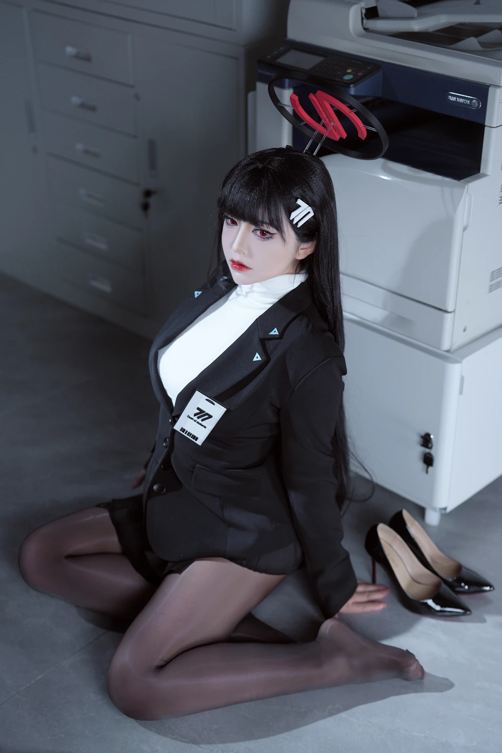 Cosplay 半半子Banbanko – 碧蓝档案 调月莉音 - P29