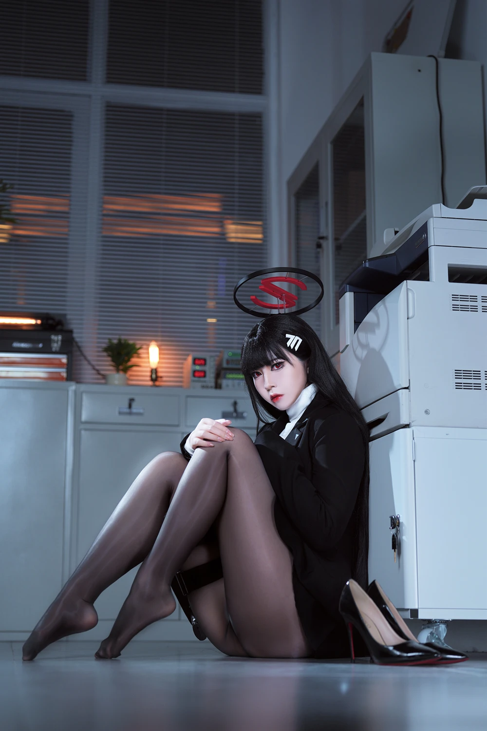 Cosplay 半半子Banbanko – 碧蓝档案 调月莉音 - P32