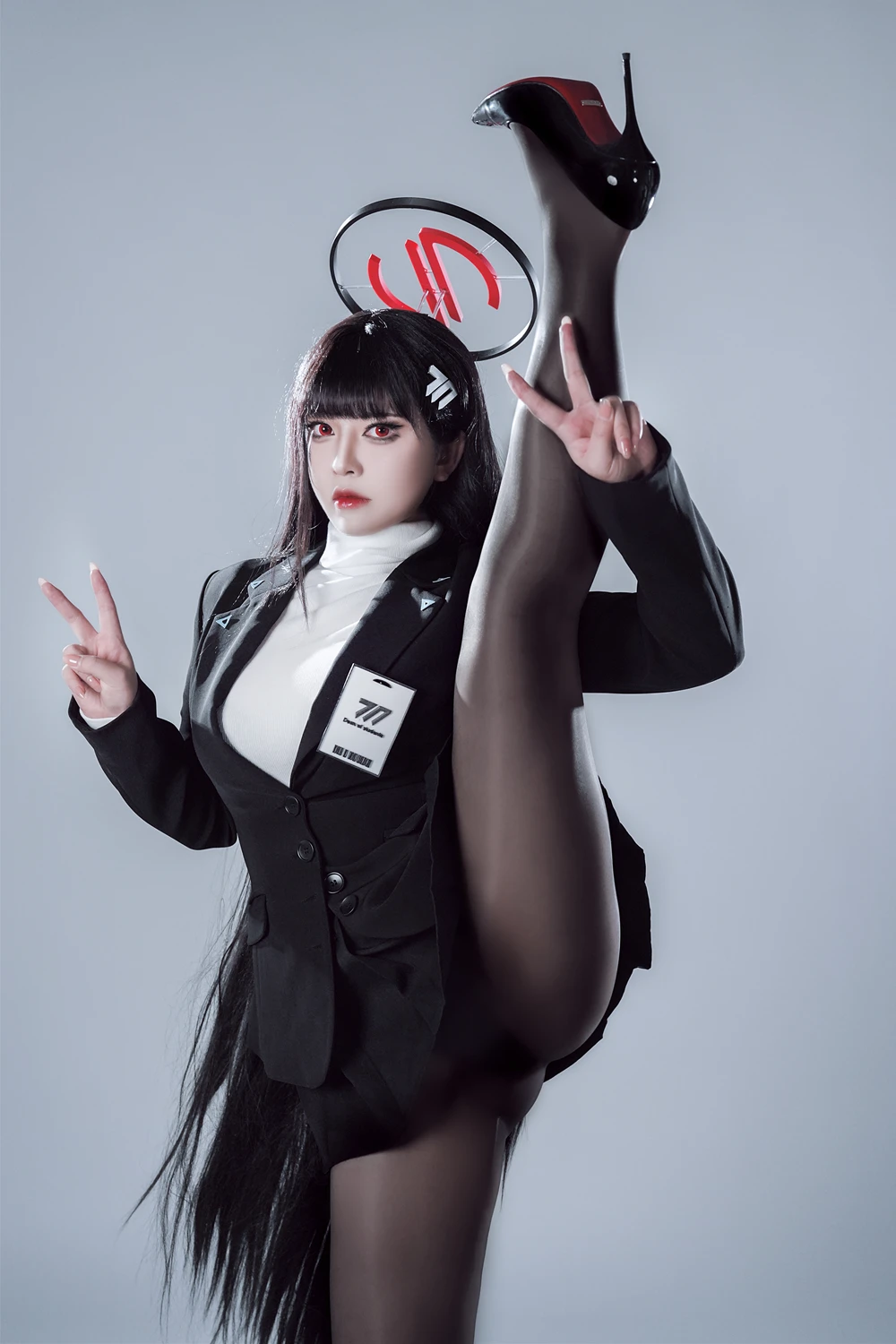 Cosplay 半半子Banbanko – 碧蓝档案 调月莉音 - P36