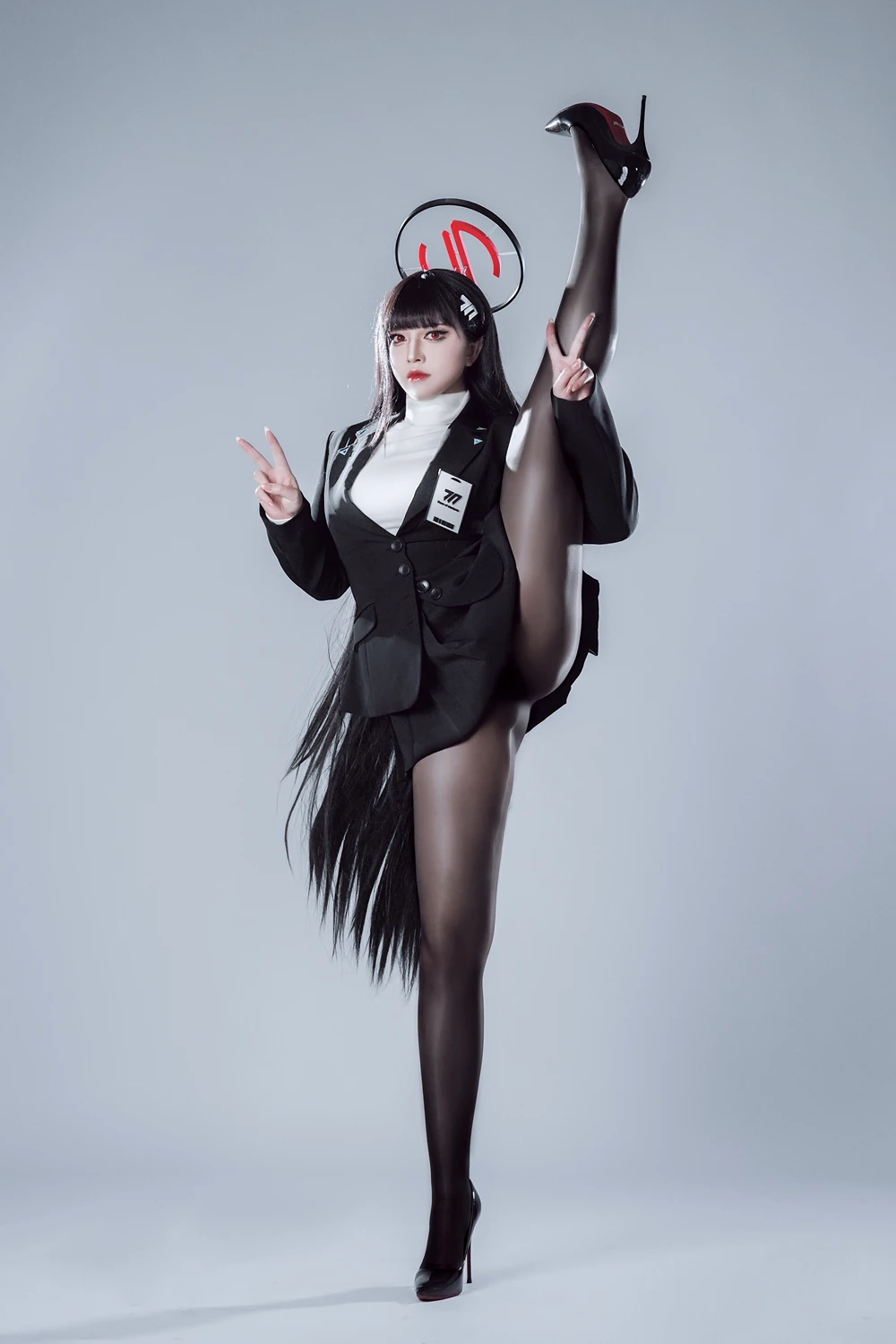 Cosplay 半半子Banbanko – 碧蓝档案 调月莉音 - P37