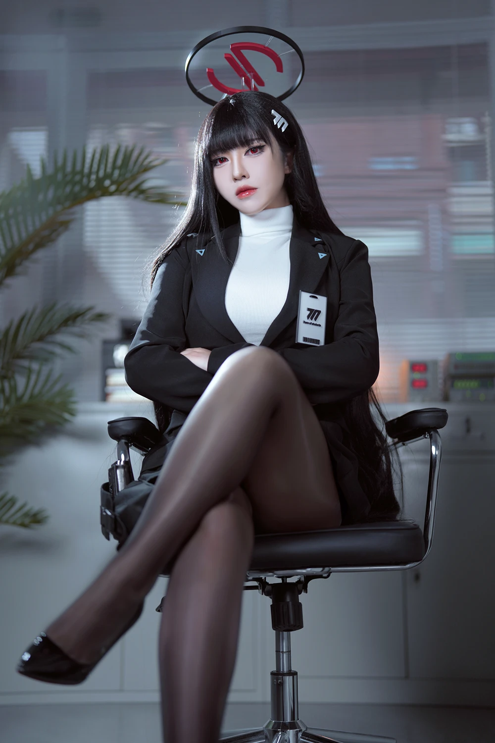 Cosplay 半半子Banbanko – 碧蓝档案 调月莉音 - P3