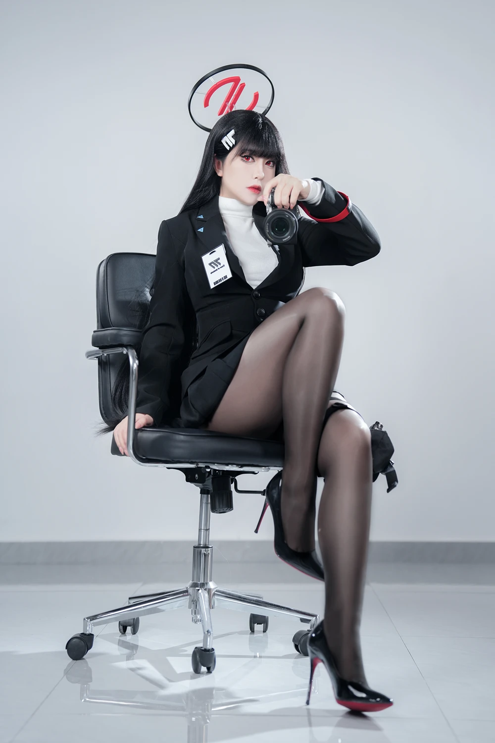 Cosplay 半半子Banbanko – 碧蓝档案 调月莉音 - P39