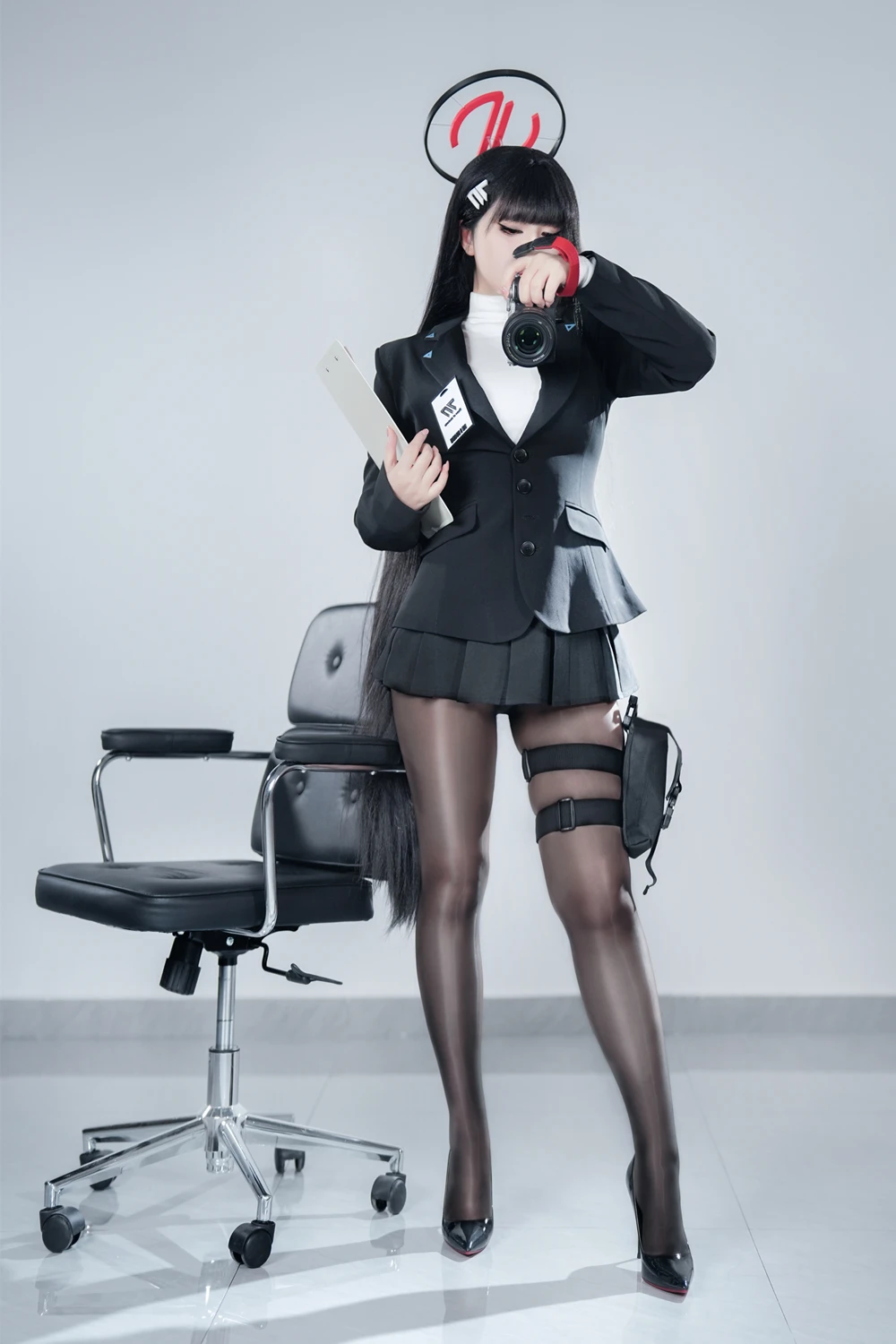 Cosplay 半半子Banbanko – 碧蓝档案 调月莉音 - P40
