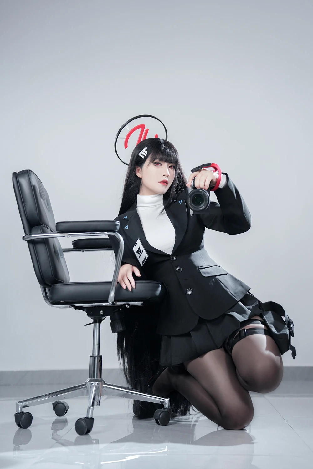 Cosplay 半半子Banbanko – 碧蓝档案 调月莉音 - P41