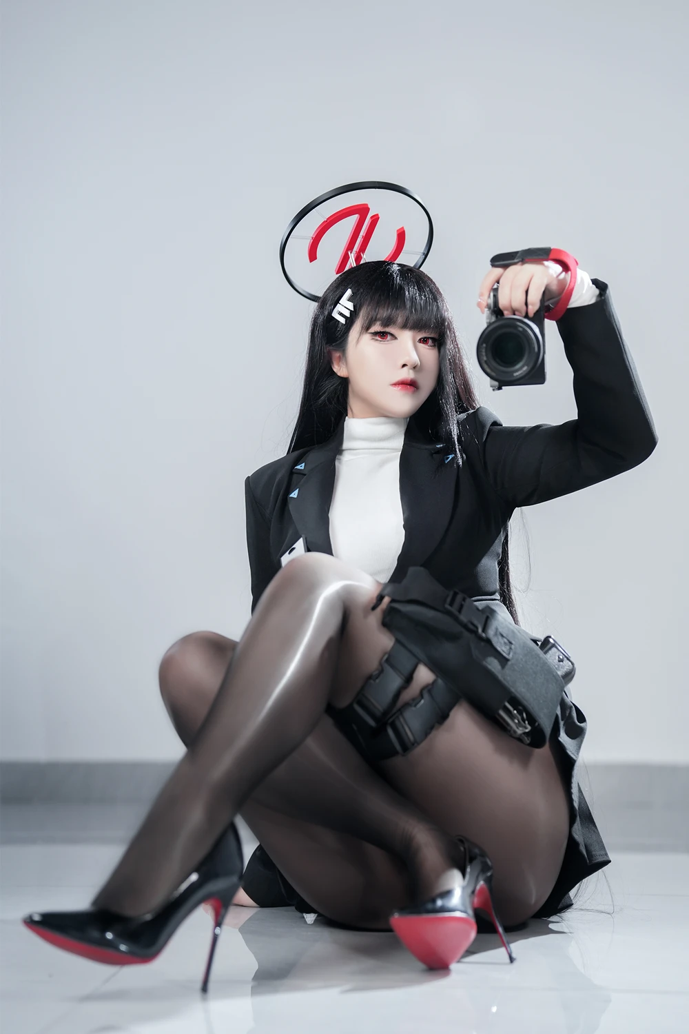 Cosplay 半半子Banbanko – 碧蓝档案 调月莉音 - P42