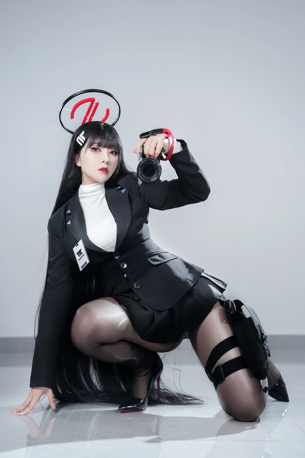 Cosplay 半半子Banbanko – 碧蓝档案 调月莉音 - P43