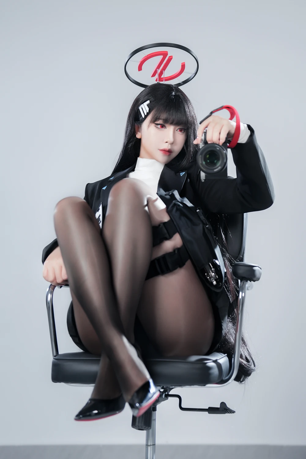 Cosplay 半半子Banbanko – 碧蓝档案 调月莉音 - P44