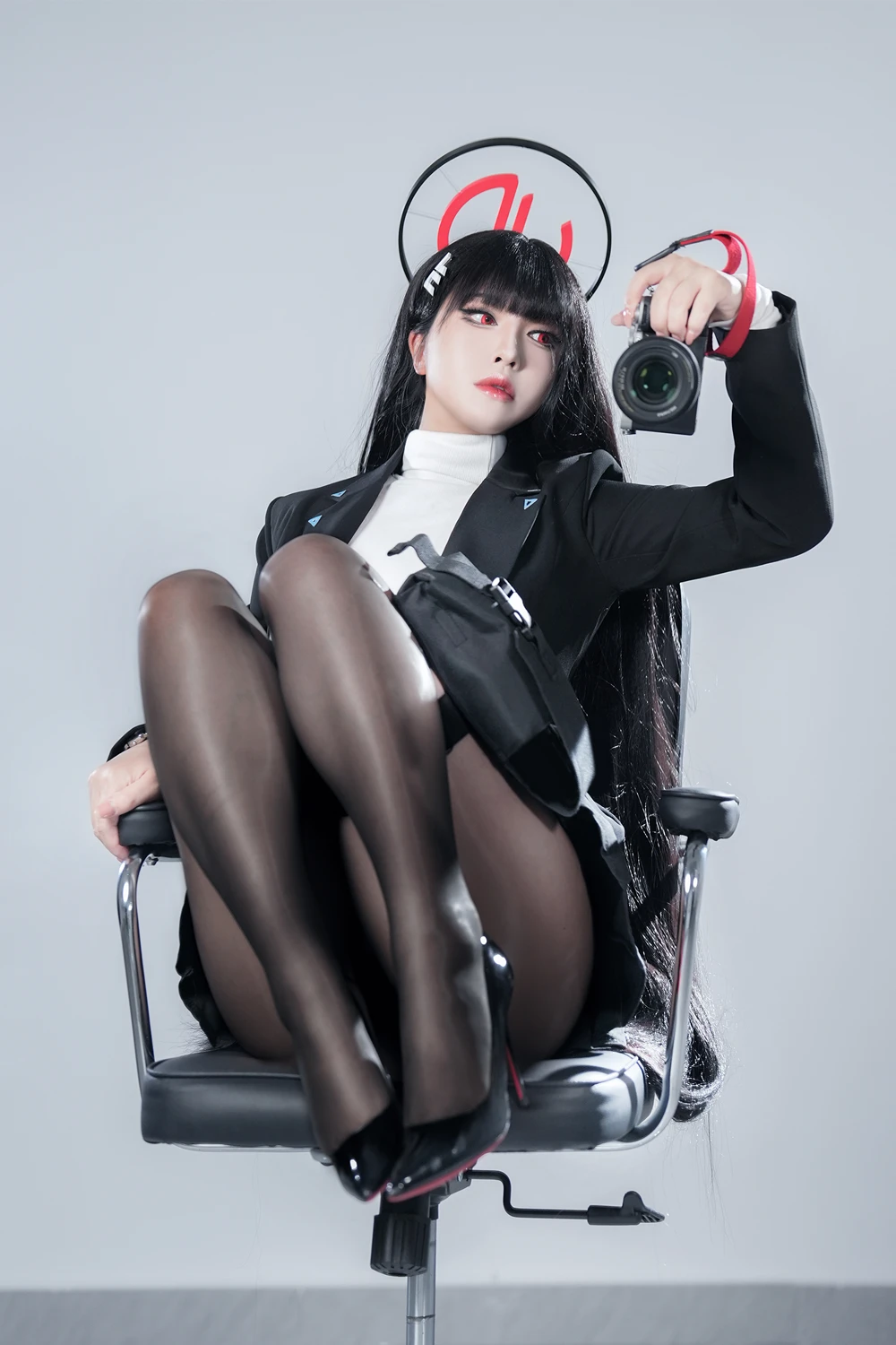 Cosplay 半半子Banbanko – 碧蓝档案 调月莉音 - P45