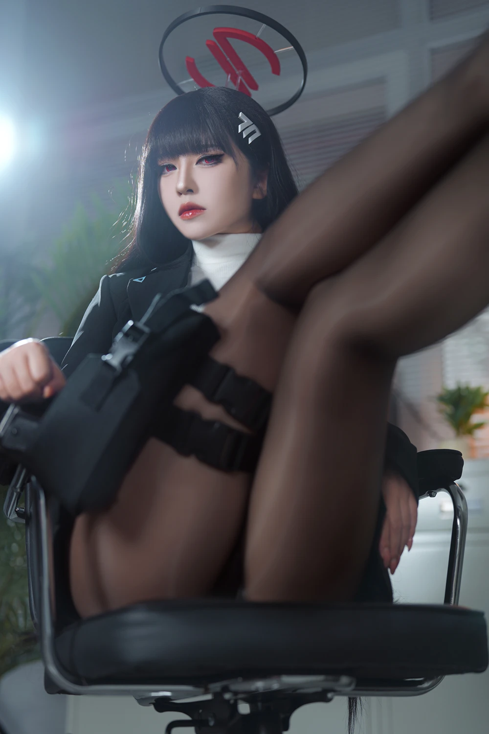 Cosplay 半半子Banbanko – 碧蓝档案 调月莉音 - P4
