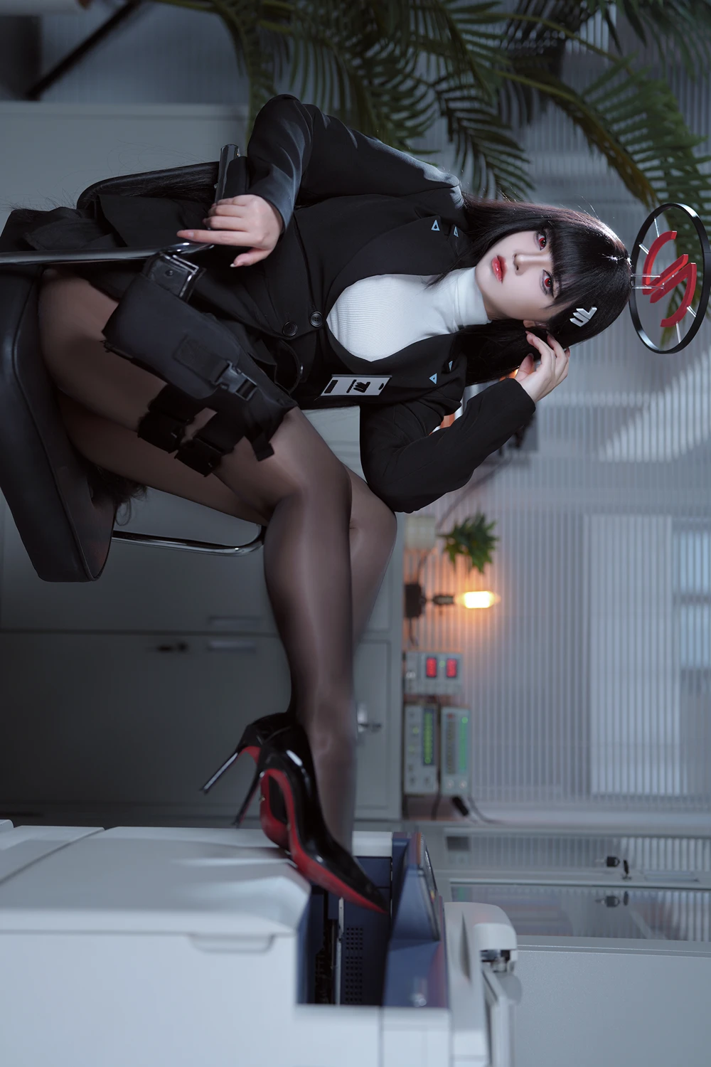 Cosplay 半半子Banbanko – 碧蓝档案 调月莉音 - P6