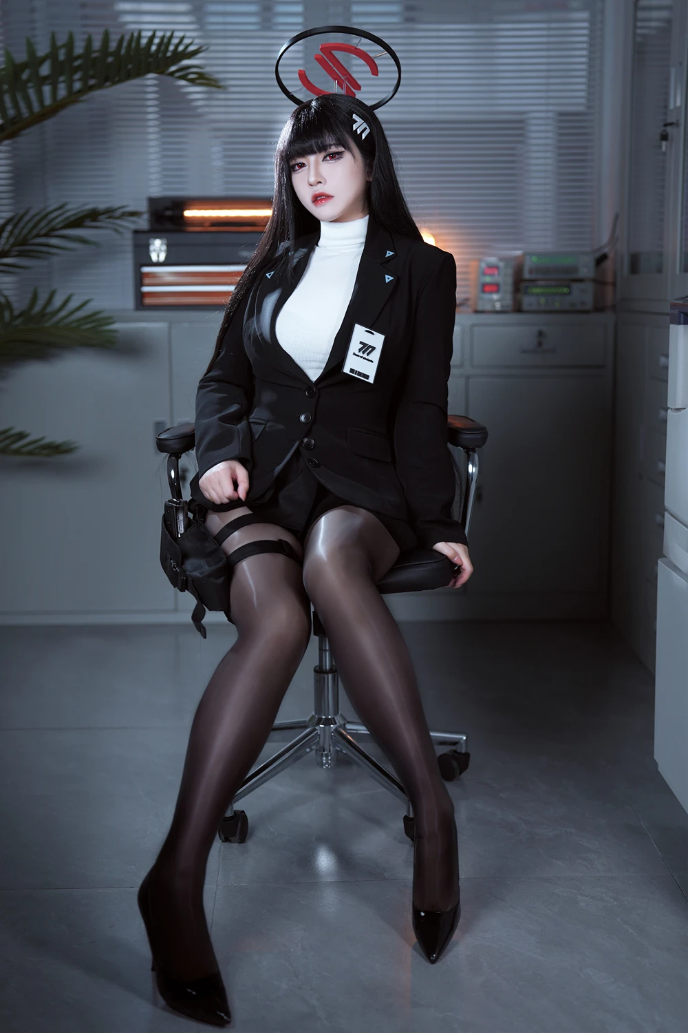 Cosplay 半半子Banbanko – 碧蓝档案 调月莉音 - P7