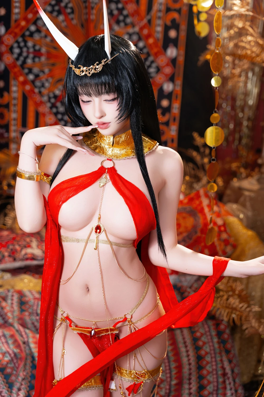 Cosplay 清水由乃 – 碧蓝航线 能代舞娘 - P30