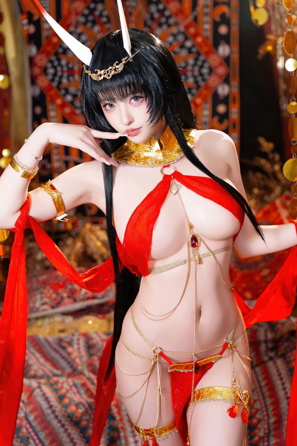 Cosplay 清水由乃 – 碧蓝航线 能代舞娘 - P31
