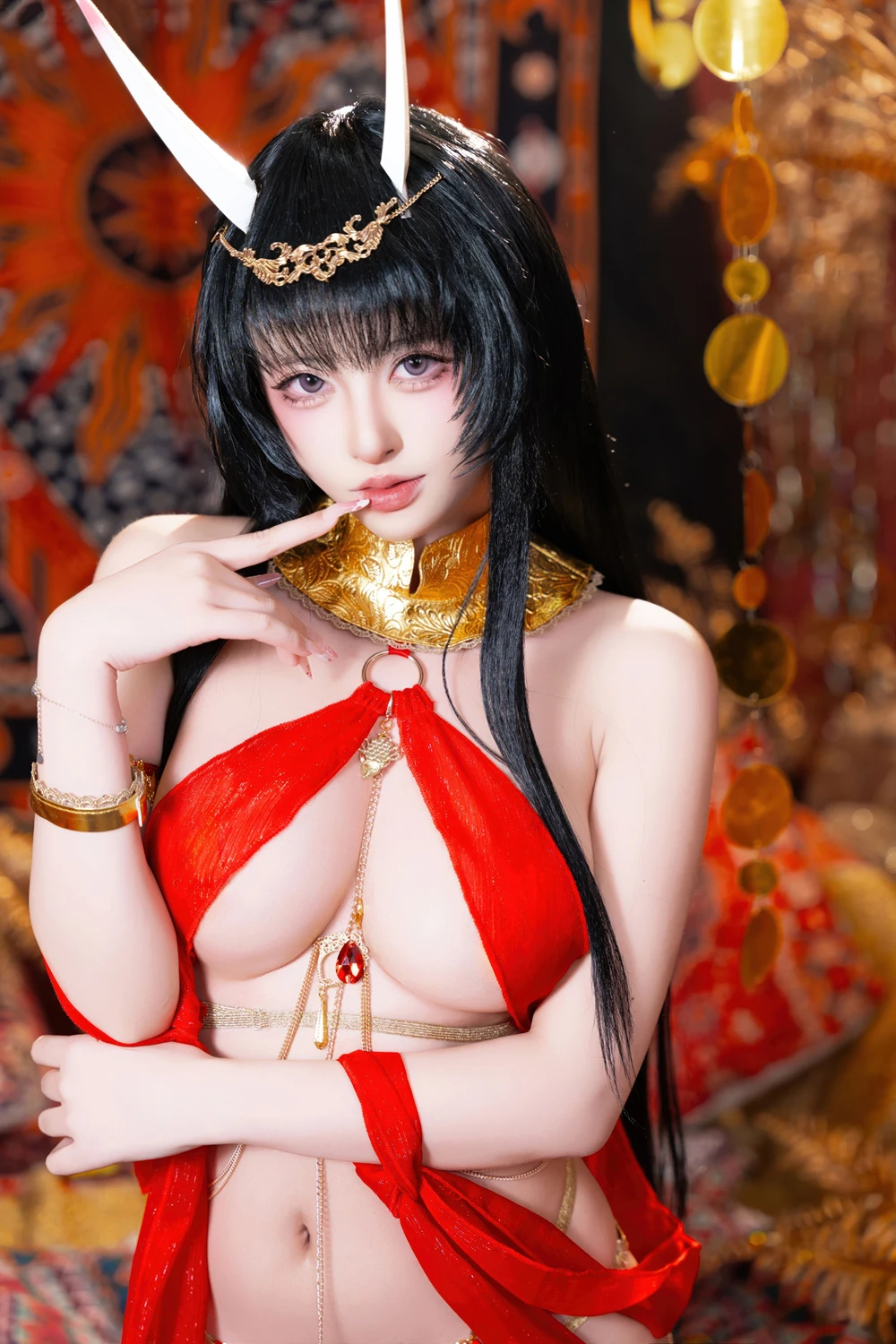 Cosplay 清水由乃 – 碧蓝航线 能代舞娘 - P36