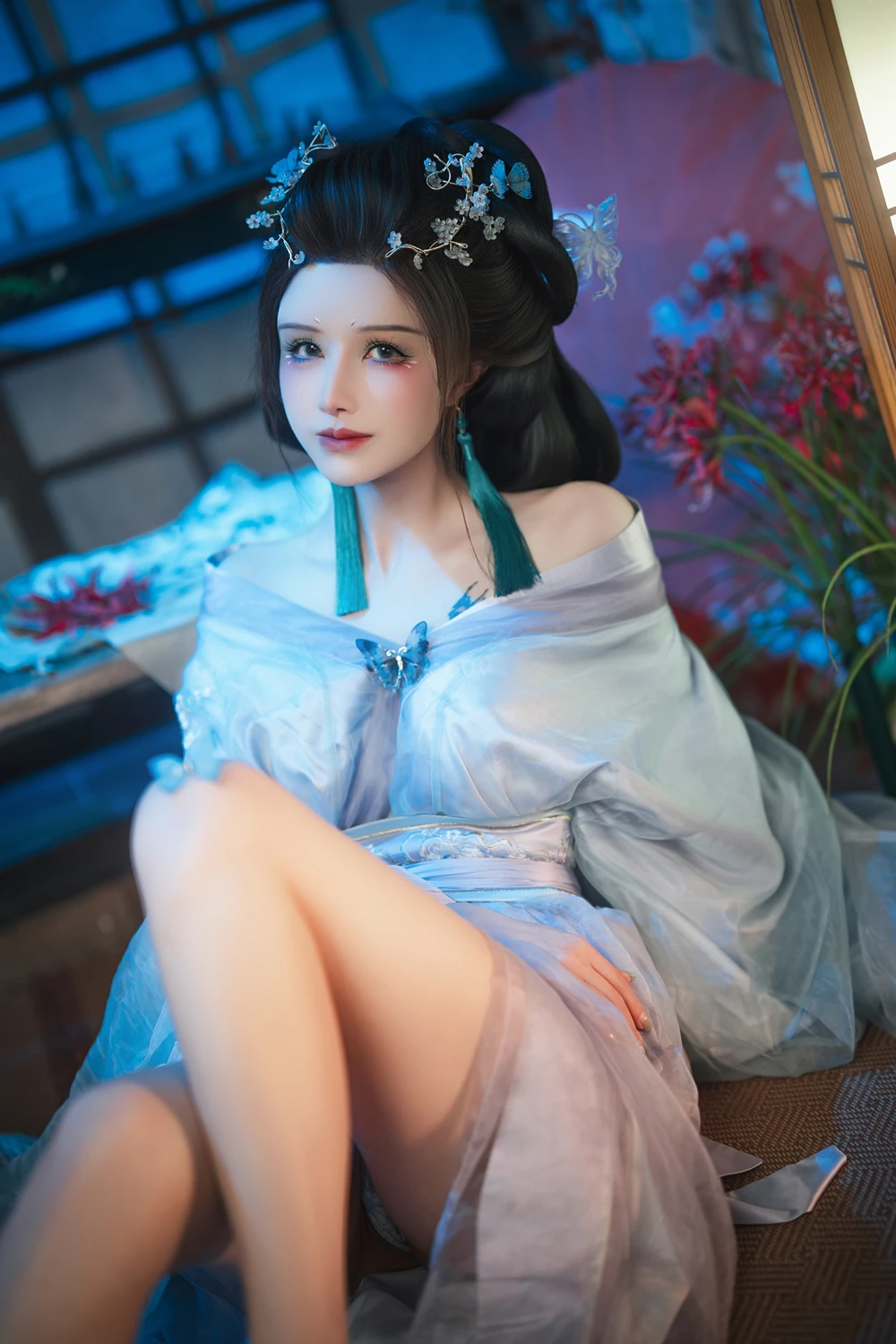 Cosplay 鹿八岁 – 碎蝶梦 - P9