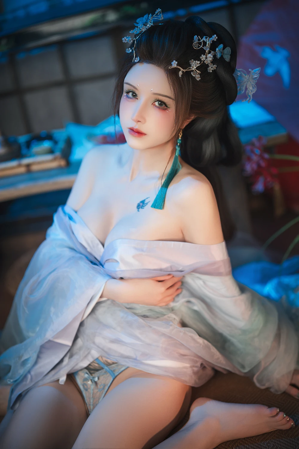 Cosplay 鹿八岁 – 碎蝶梦 - P33