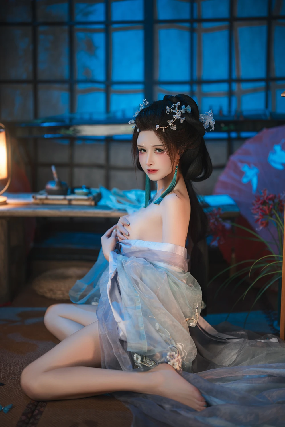 Cosplay 鹿八岁 – 碎蝶梦 - P40