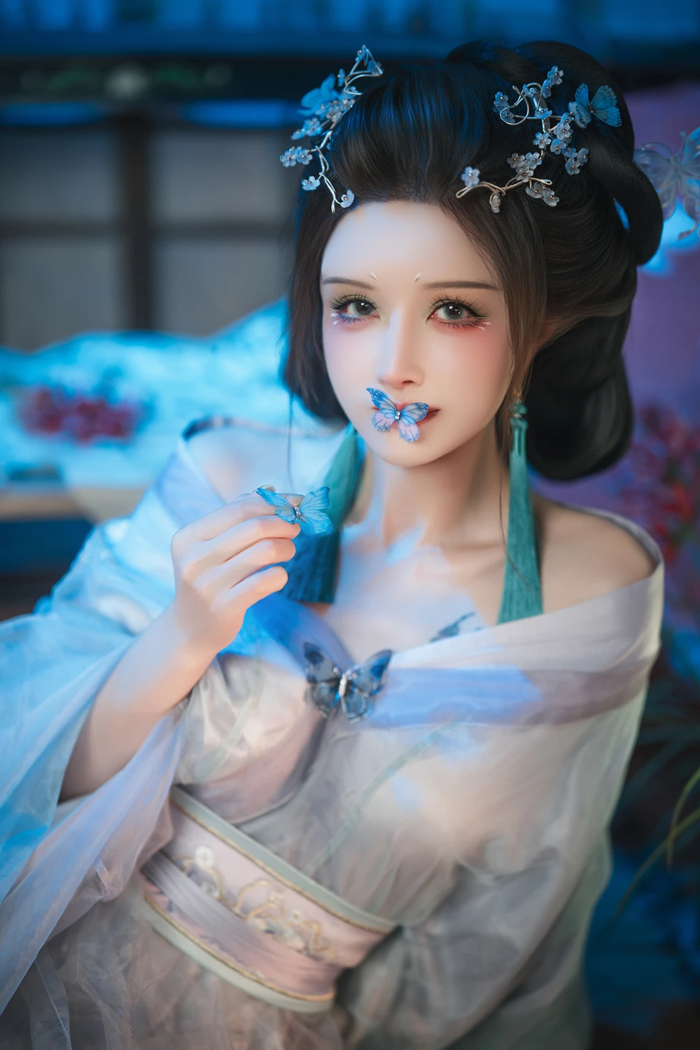 Cosplay 鹿八岁 – 碎蝶梦 - P4