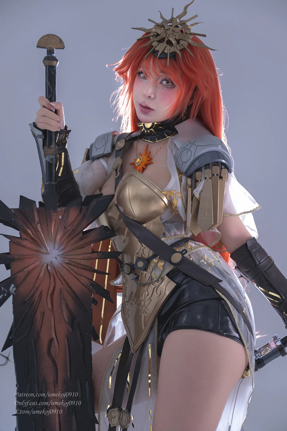 Cosplay Umeko.J – Augusta Wuthering Waves 鸣潮 奥古斯塔 - P10