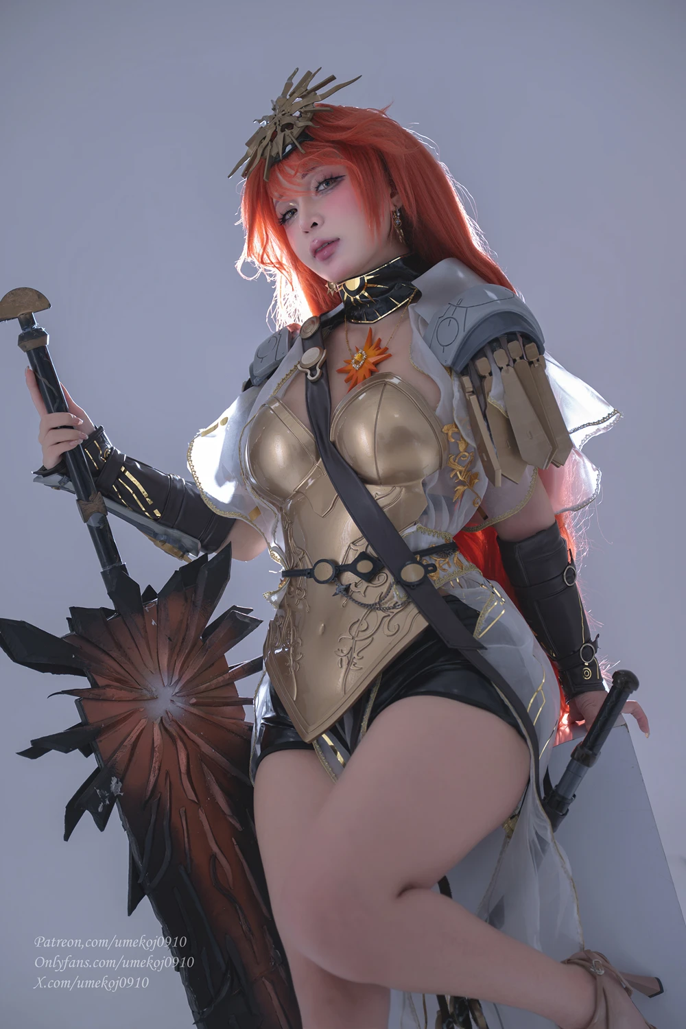 Cosplay Umeko.J – Augusta Wuthering Waves 鸣潮 奥古斯塔 - P11