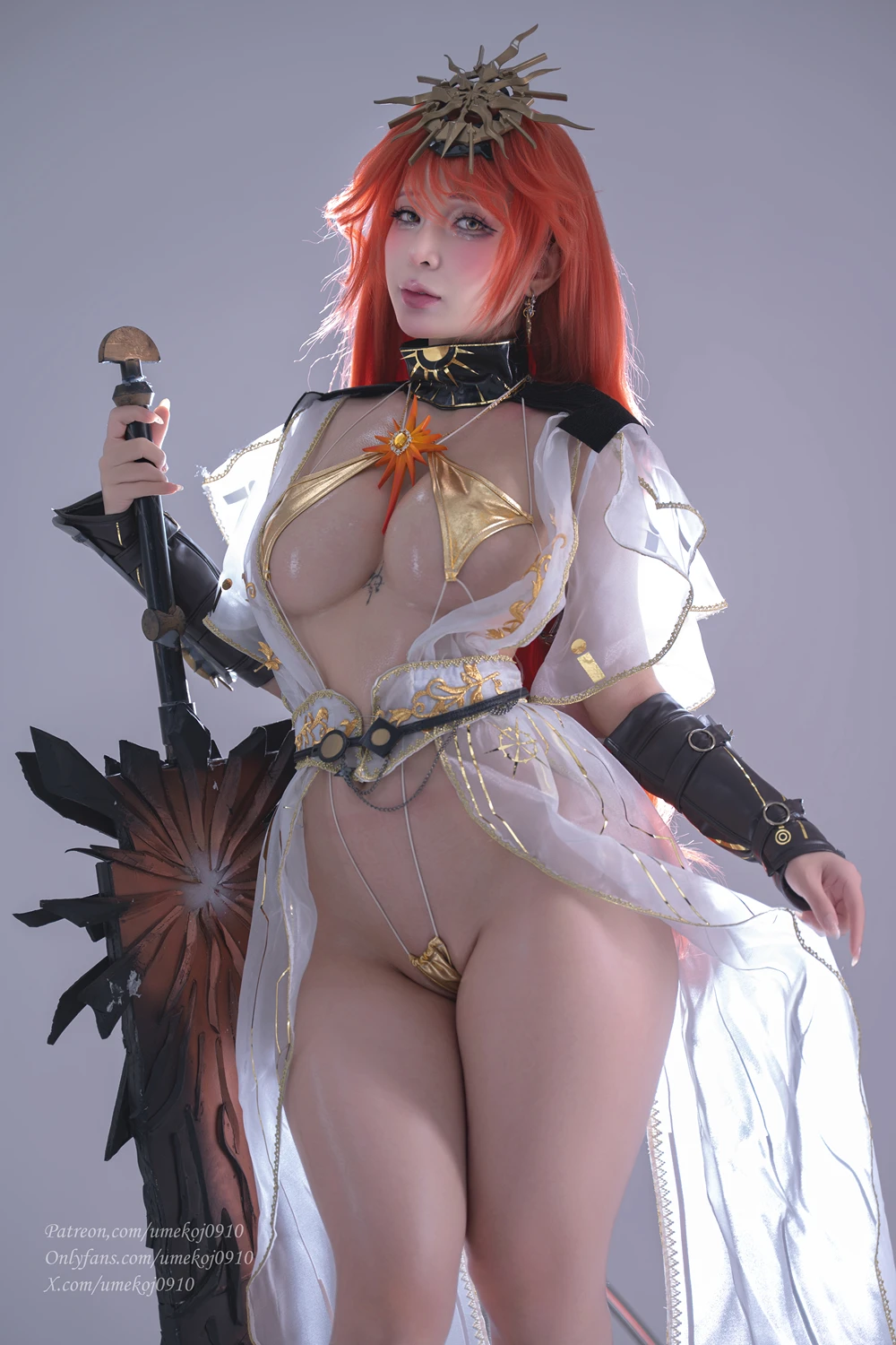 Cosplay Umeko.J – Augusta Wuthering Waves 鸣潮 奥古斯塔 - P16