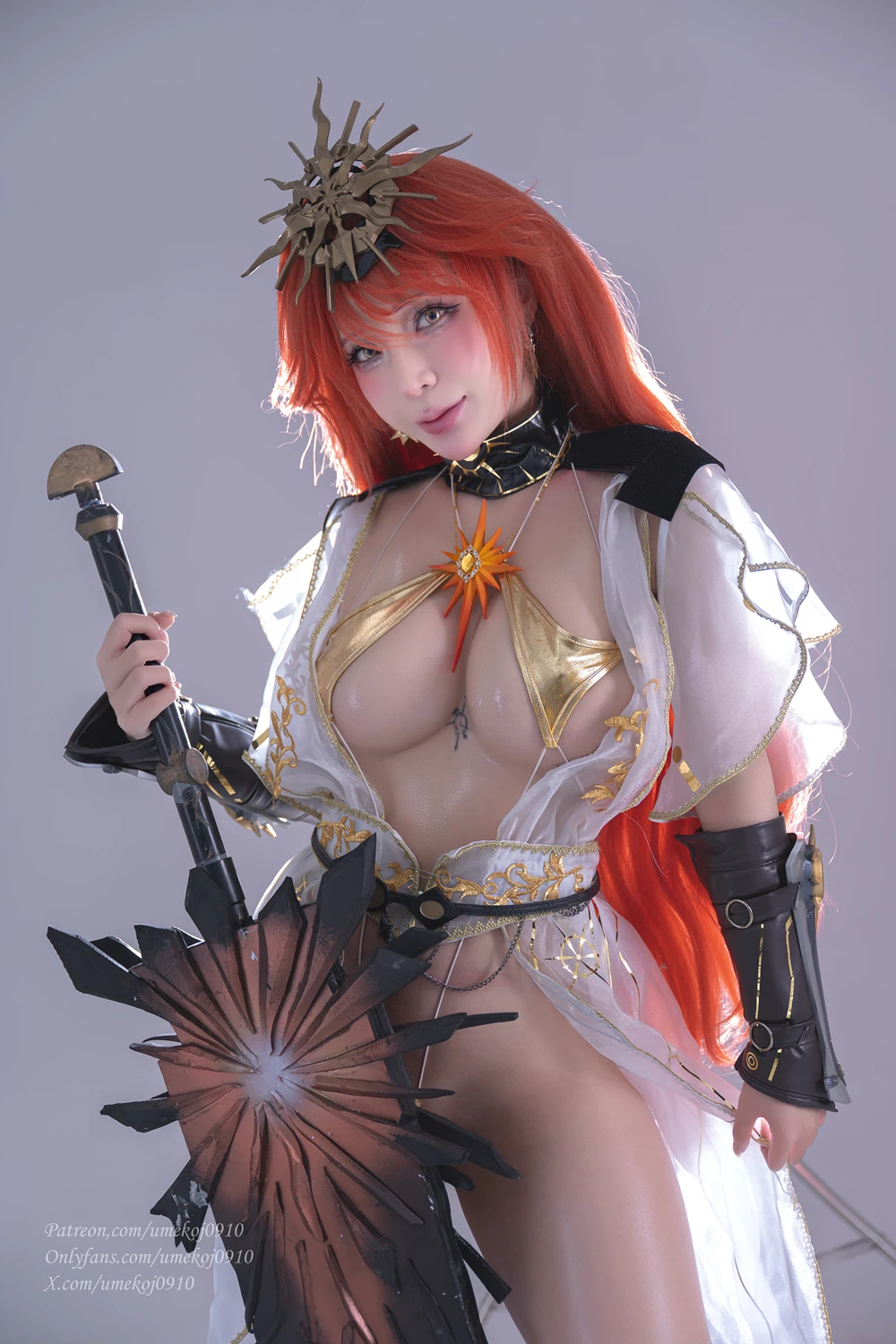 Cosplay Umeko.J – Augusta Wuthering Waves 鸣潮 奥古斯塔 - P17