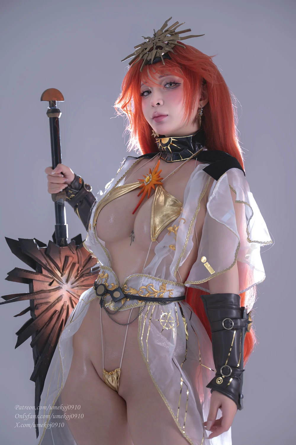 Cosplay Umeko.J – Augusta Wuthering Waves 鸣潮 奥古斯塔 - P18