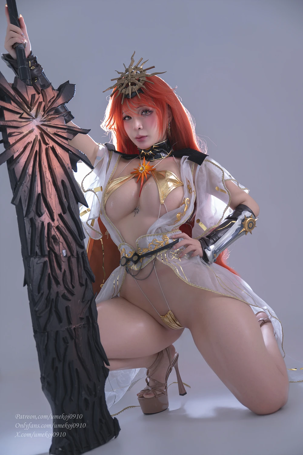 Cosplay Umeko.J – Augusta Wuthering Waves 鸣潮 奥古斯塔 - P20