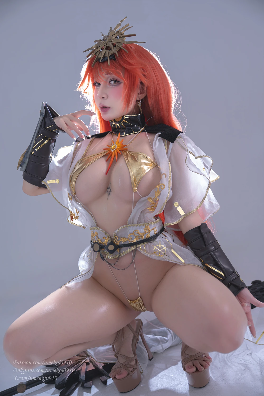 Cosplay Umeko.J – Augusta Wuthering Waves 鸣潮 奥古斯塔 - P23
