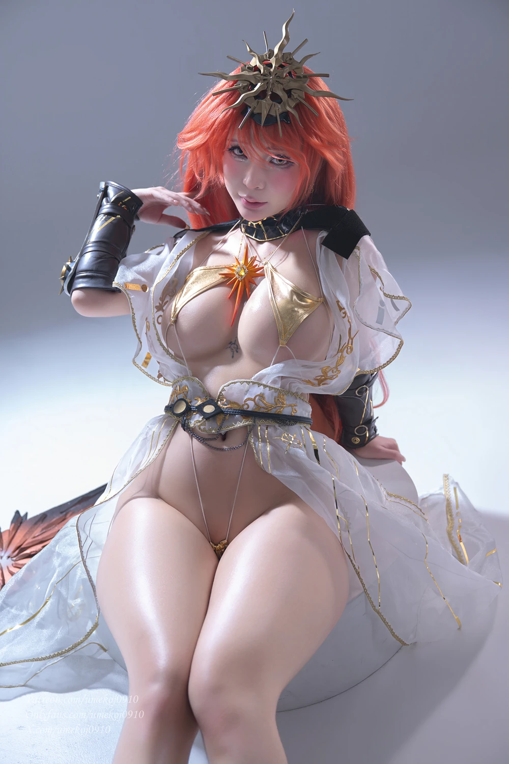 Cosplay Umeko.J – Augusta Wuthering Waves 鸣潮 奥古斯塔 - P42