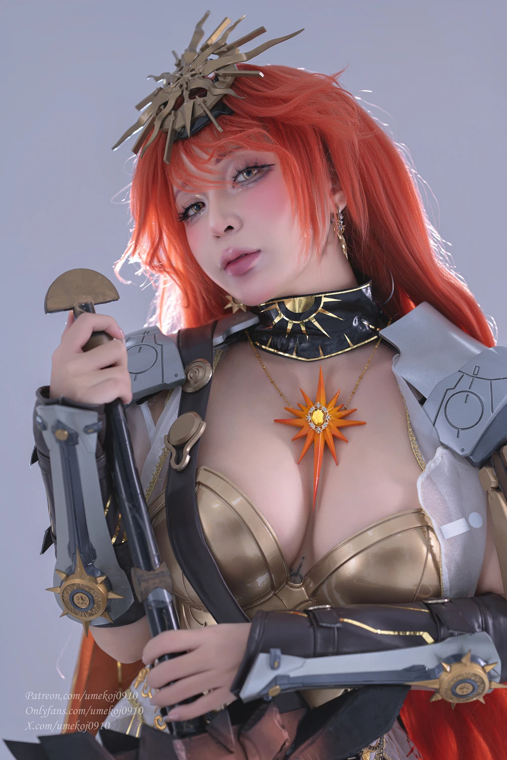 Cosplay Umeko.J – Augusta Wuthering Waves 鸣潮 奥古斯塔 - P7