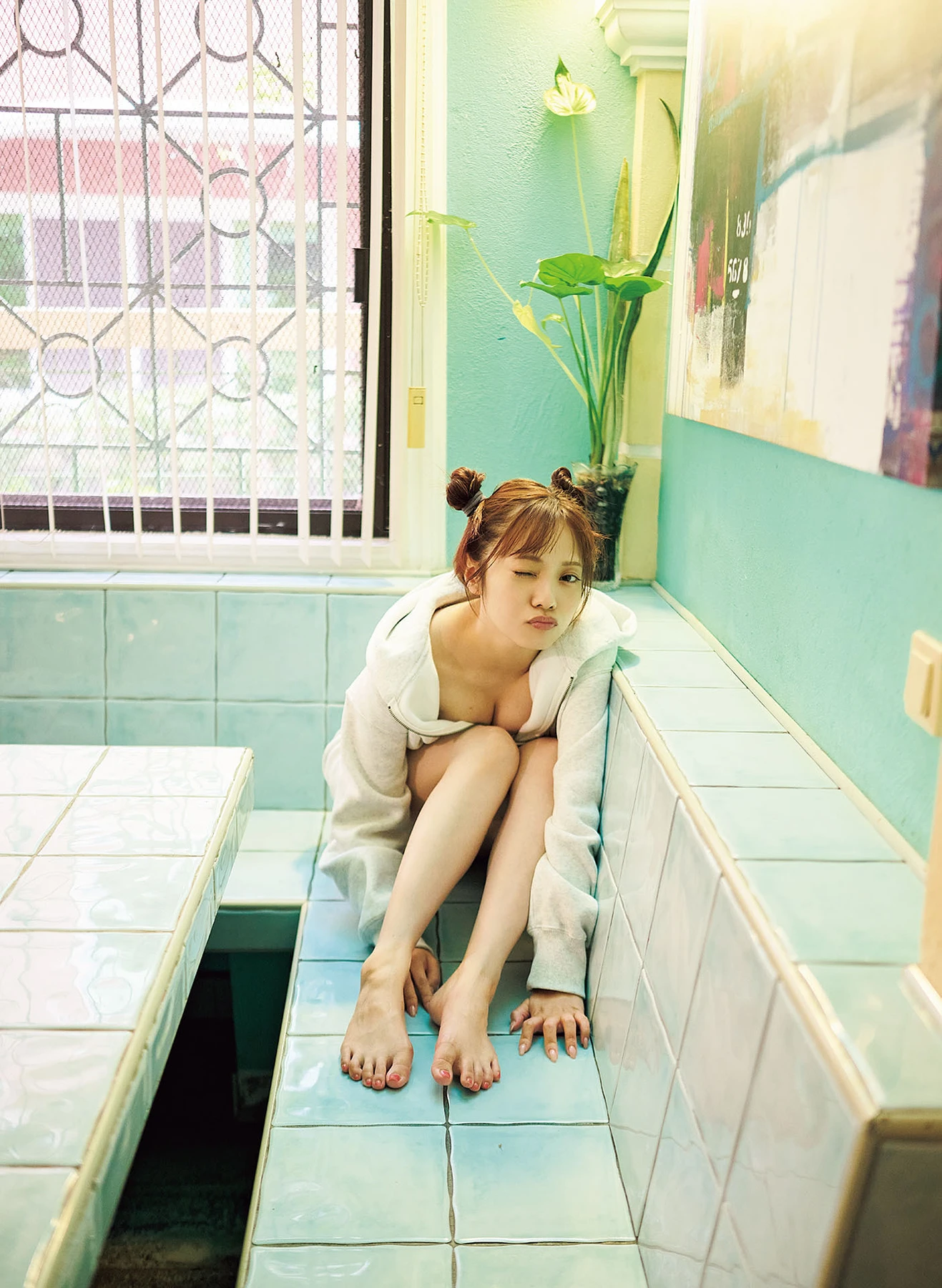 Miyata Manamo 宮田愛萌, 1st写真集 「Lilas」 特別アザーカット付き版 - P76