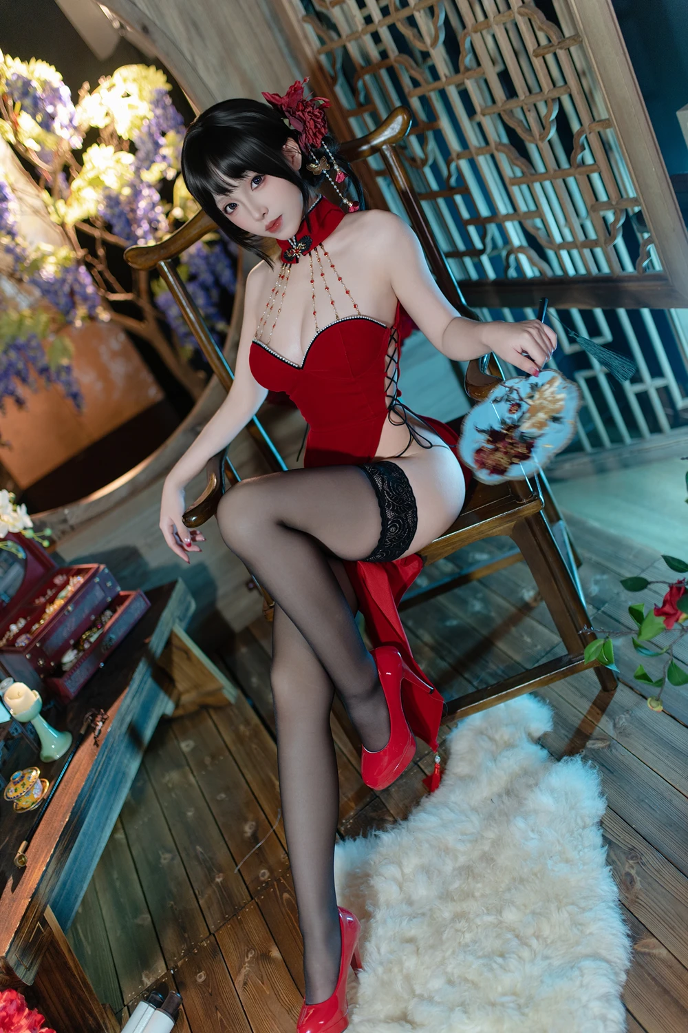 Cosplay Bangni邦尼 – 元旦旗袍 - P15