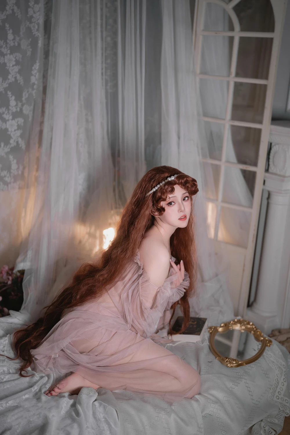Cosplay Natsuko夏夏子 – 粉雾 - P24