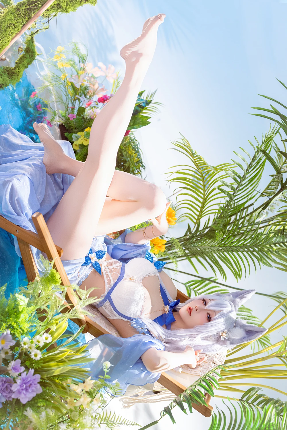 Cosplay 星之迟迟Hoshilily – 碧蓝航线 信浓泳装 - P25