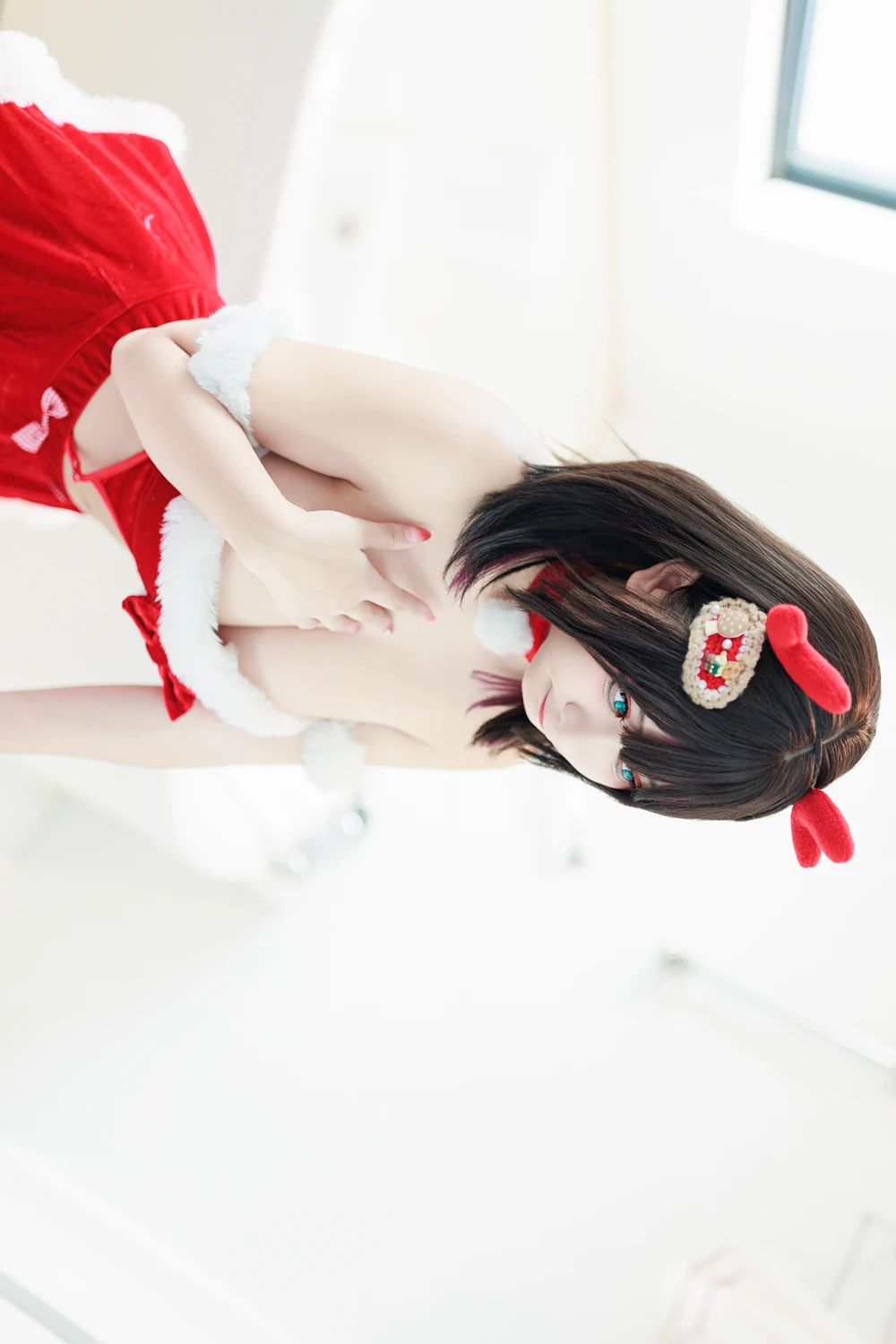 Cosplay 阿雪雪 – 圣诞居家 - P10