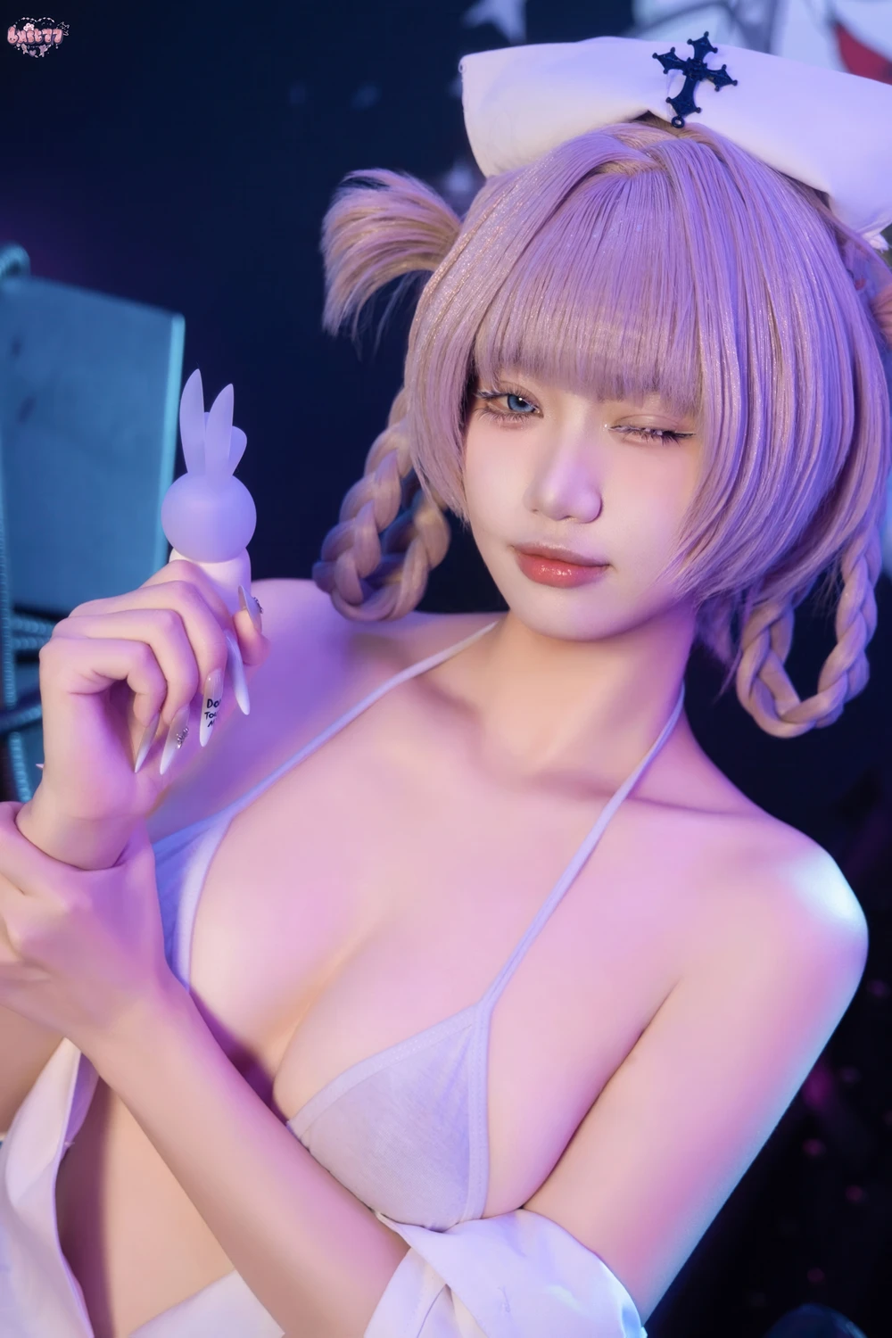 Cosplay 柒柒要乖哦 – 彻夜之歌 护士服小荠 - P28
