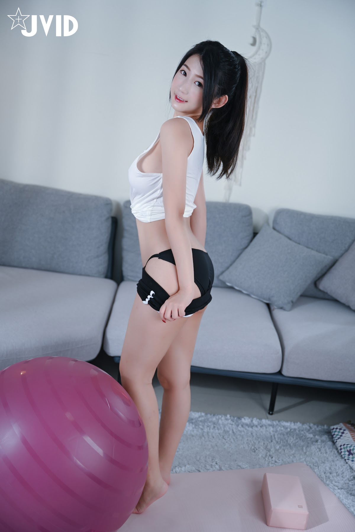[JVID] 肉包Mini – 瑜珈家教師肉包貼身傳授,性愛持久力的加強訓練,進步最多者可與教師直接實戰射擊 - P54