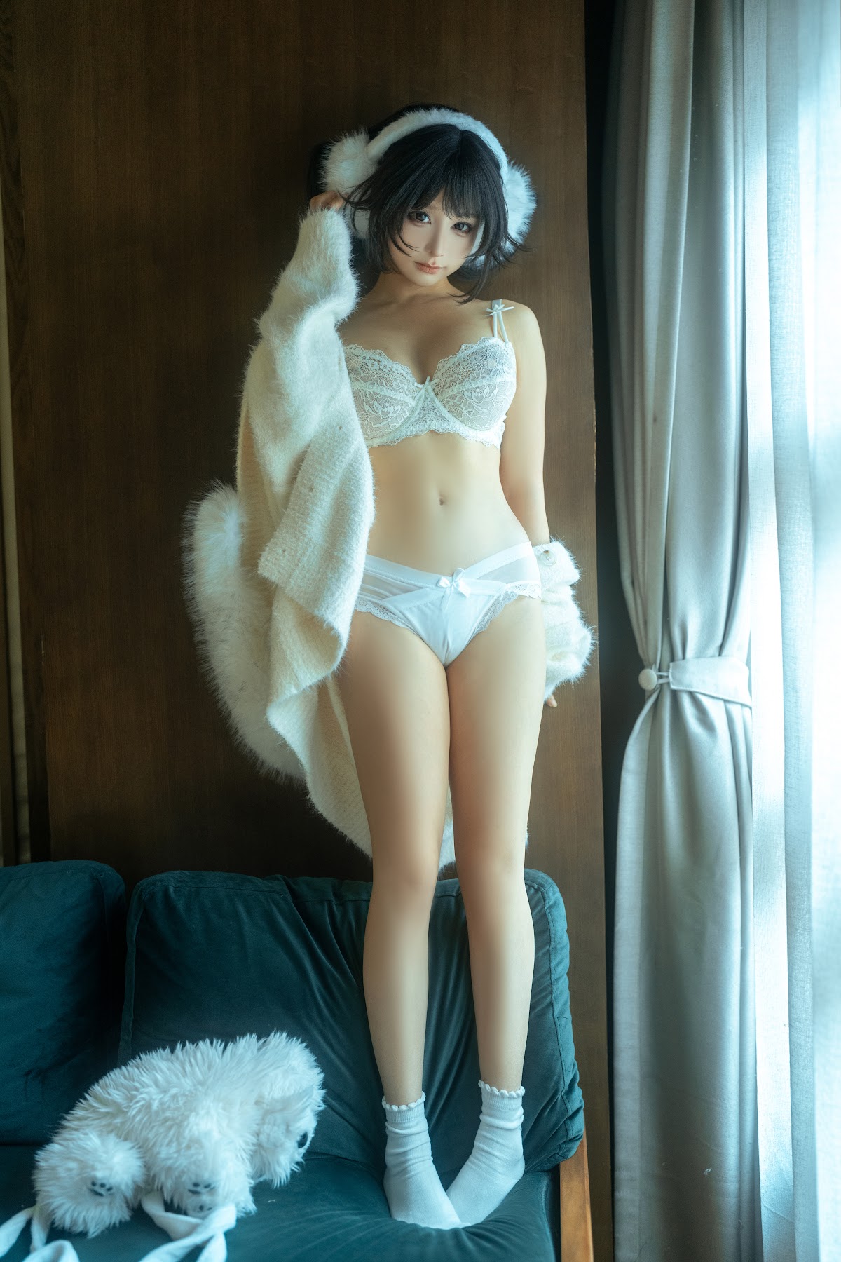 Coser@蠢沫沫 (chunmomo) – 白毛衣 - P9