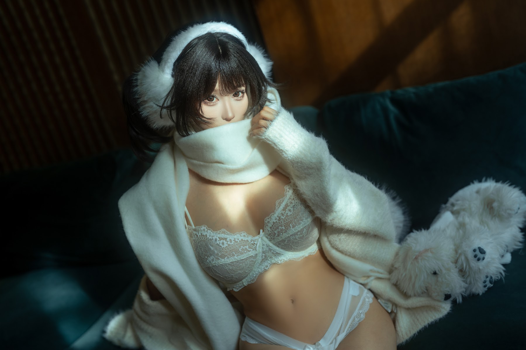 Coser@蠢沫沫 (chunmomo) – 白毛衣 - P3