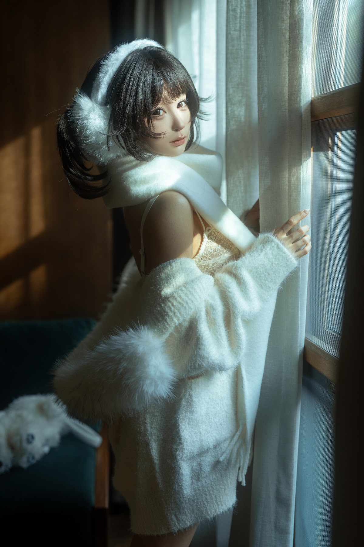 Coser@蠢沫沫 (chunmomo) – 白毛衣 - P4